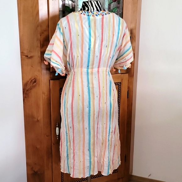 🍃 Anthropologie Duet women's summer dress Sz 0/S - Picture 7 of 9